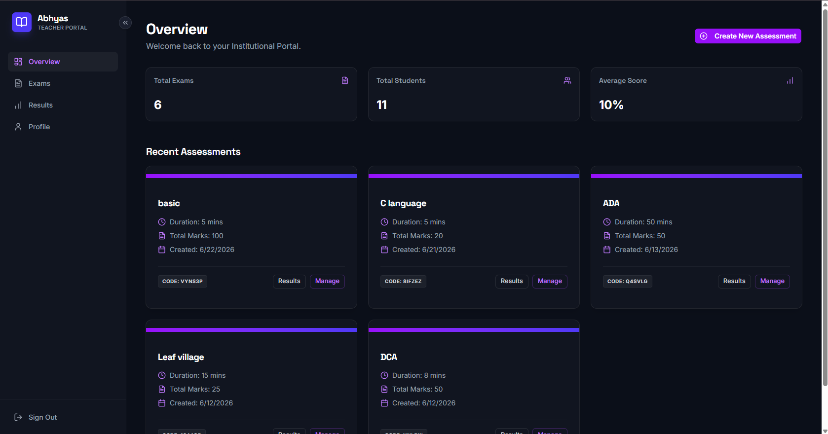 Abhyas – AI-Powered Exam Platform